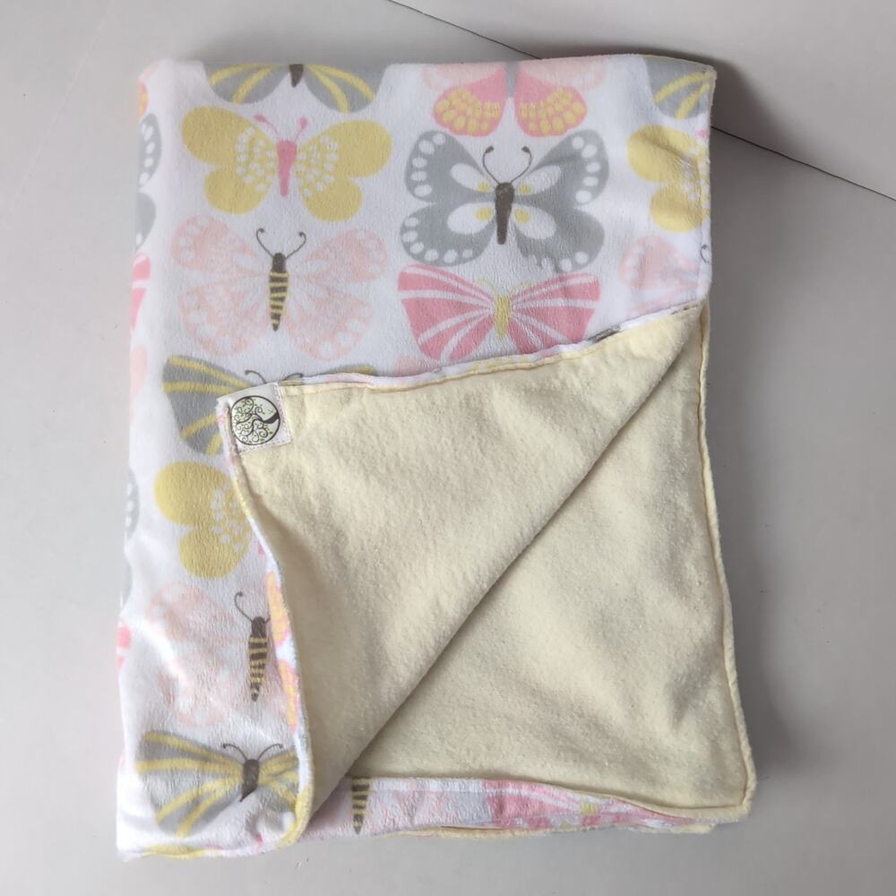 Handmade Butterfly Baby Blanket Very Soft 20x25 X Man Baby Wears Mt Laurel NJ